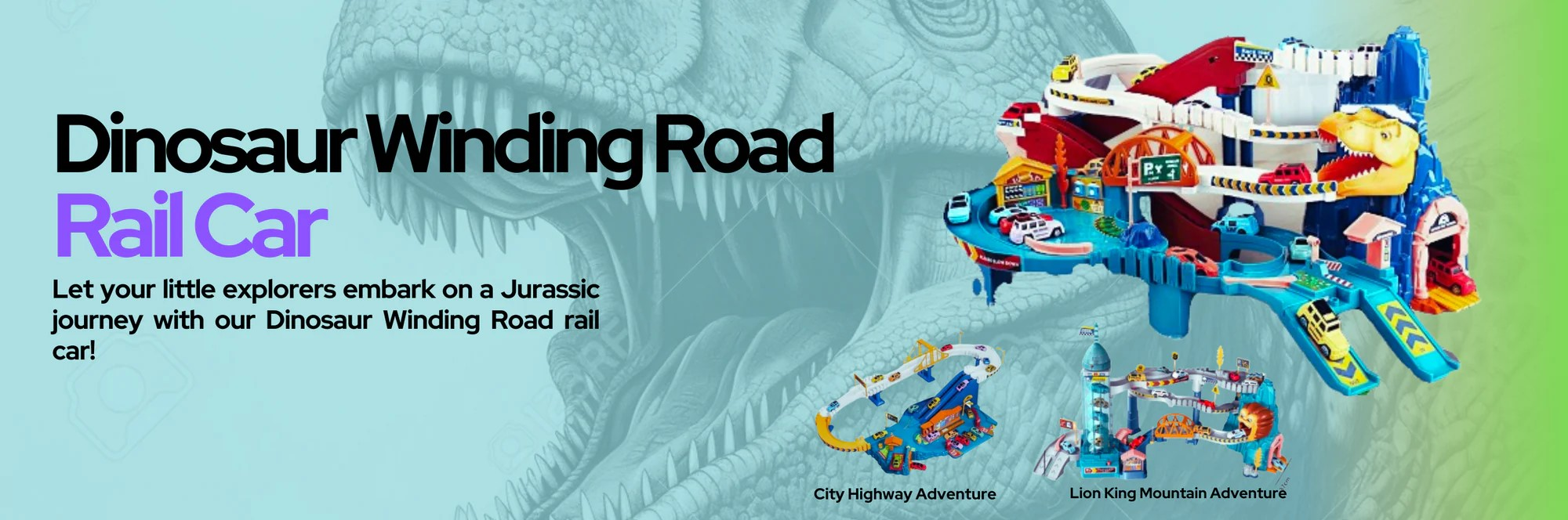 Homekey Kids Car Adventure Tracks