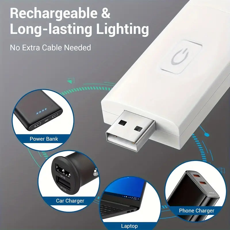 🔦 Kudo's Reading Light Pro – 9-Level Dual LED with Rechargeable Battery