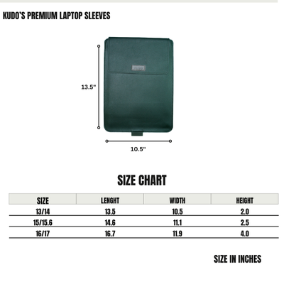 Kudo's Premium Multifunctional Laptop Sleeve (Heat Dissipation Stand & Mouse Pad)