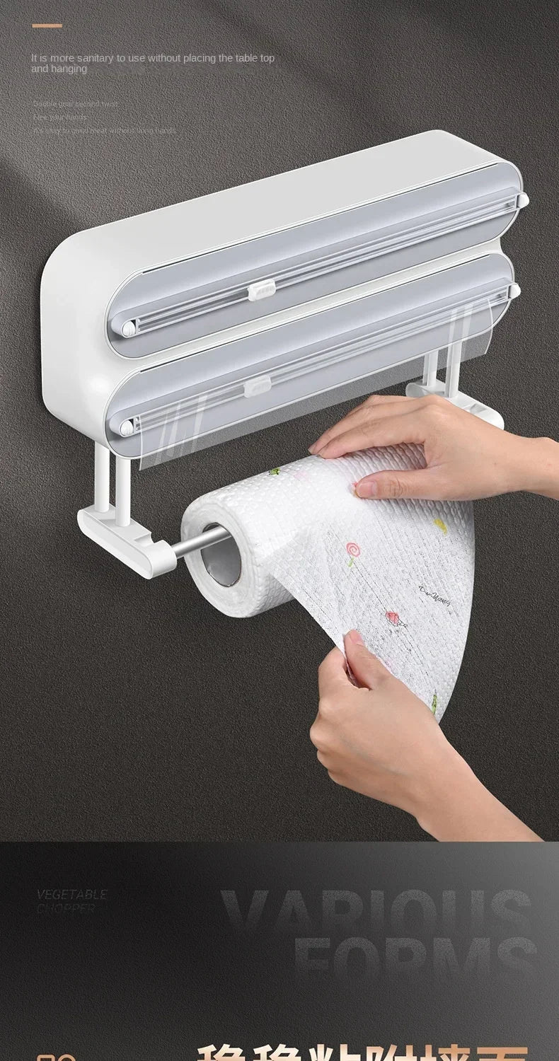 3 in 1 Multifunctional Cling Wrap Cutter