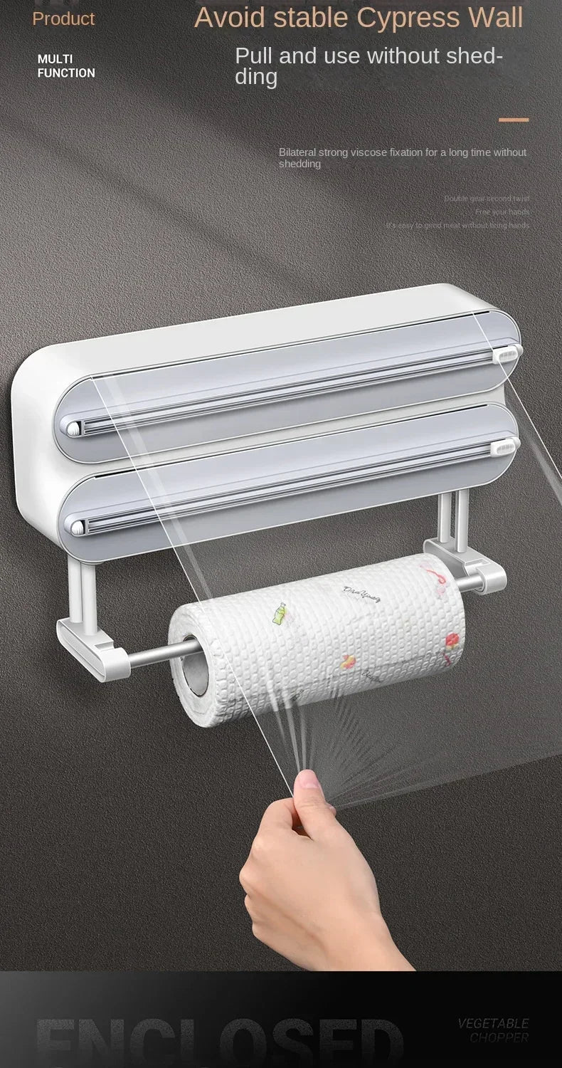 3 in 1 Multifunctional Cling Wrap Cutter