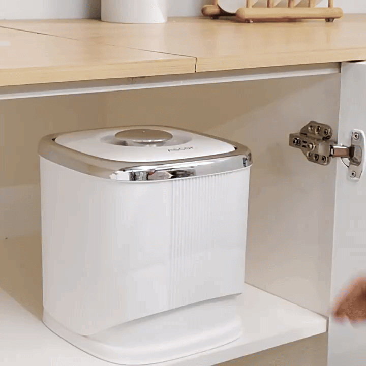 Moisture-Proof Rotatable Rice Bucket