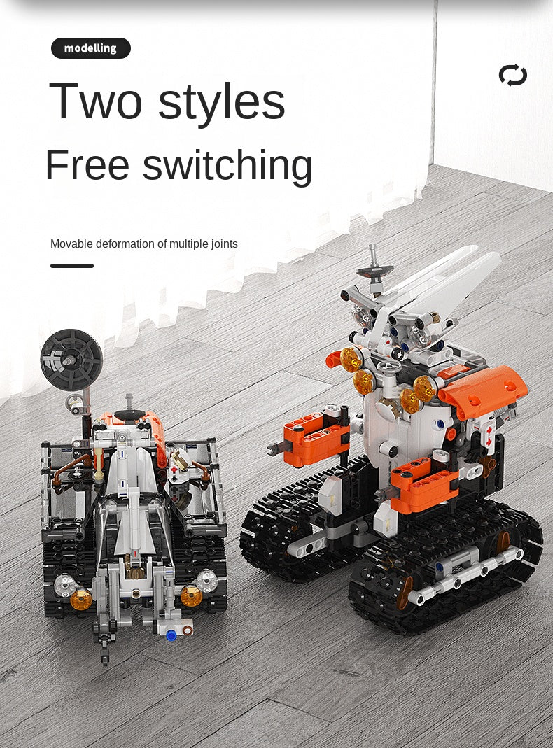 STEM 2 in 1 Mars Rover Robot, Lego Compatible