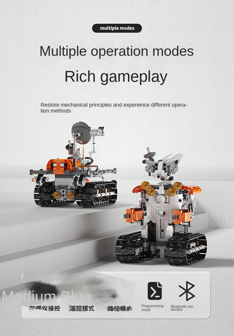 STEM 2 in 1 Mars Rover Robot, Lego Compatible