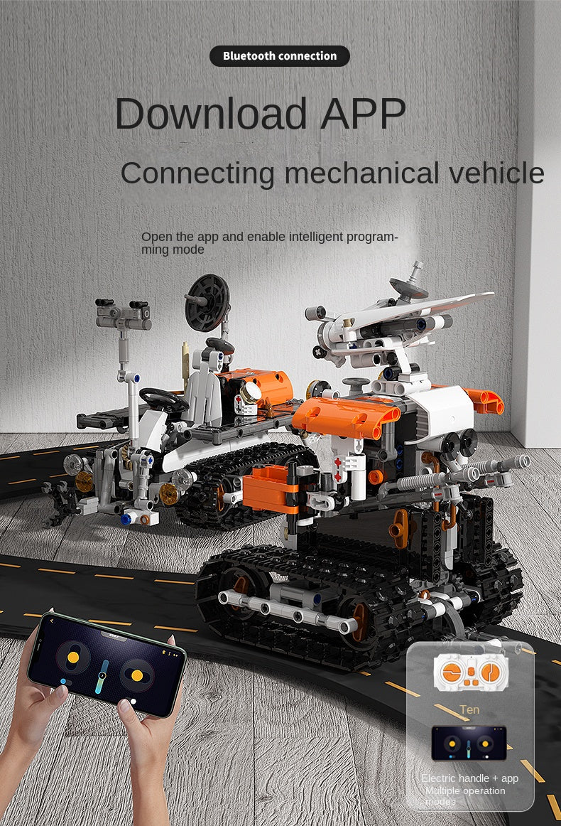 STEM 2 in 1 Mars Rover Robot, Lego Compatible
