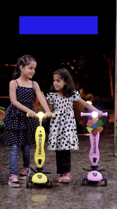 2 in 1 Multifunctional Kids Scooty