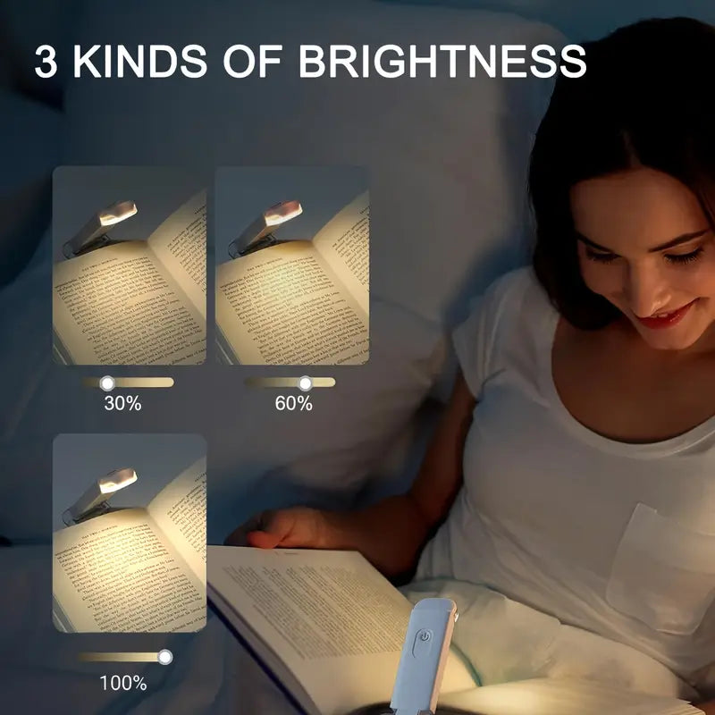 🔦 Kudo's Reading Light Pro – 9-Level Dual LED with Rechargeable Battery
