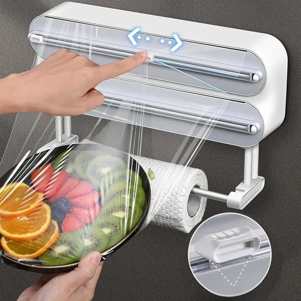 3 in 1 Multifunctional Cling Wrap Cutter