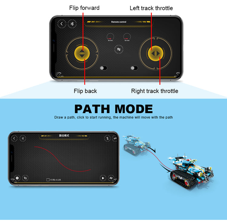 STEM 2 in 1 Transformers Blue Decepticon, Lego Compatible