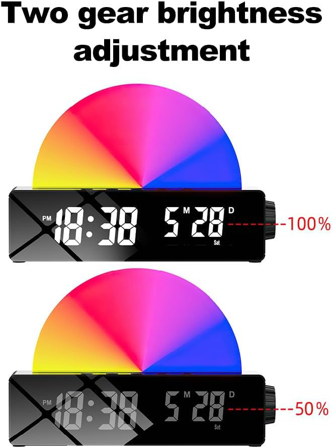 Digital LED Alarm Clock