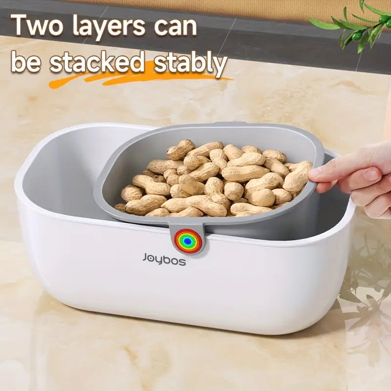 JOYBOS Double Layer Snack Box