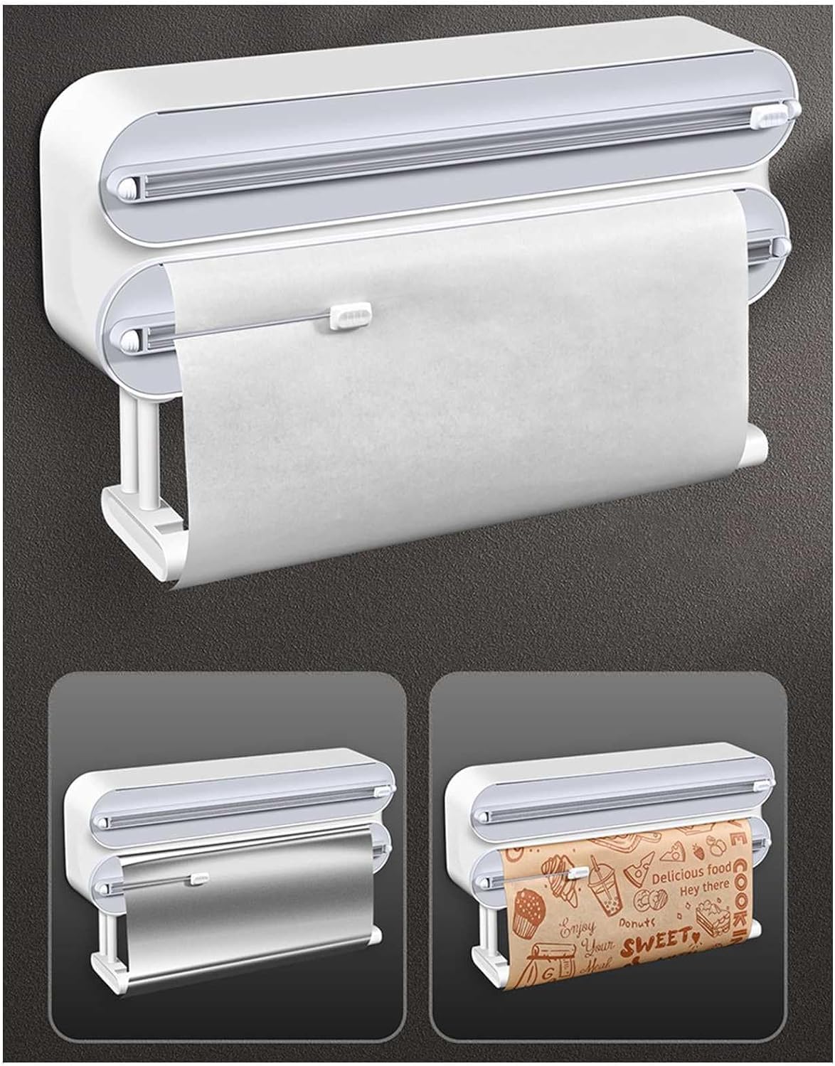 3 in 1 Multifunctional Cling Wrap Cutter