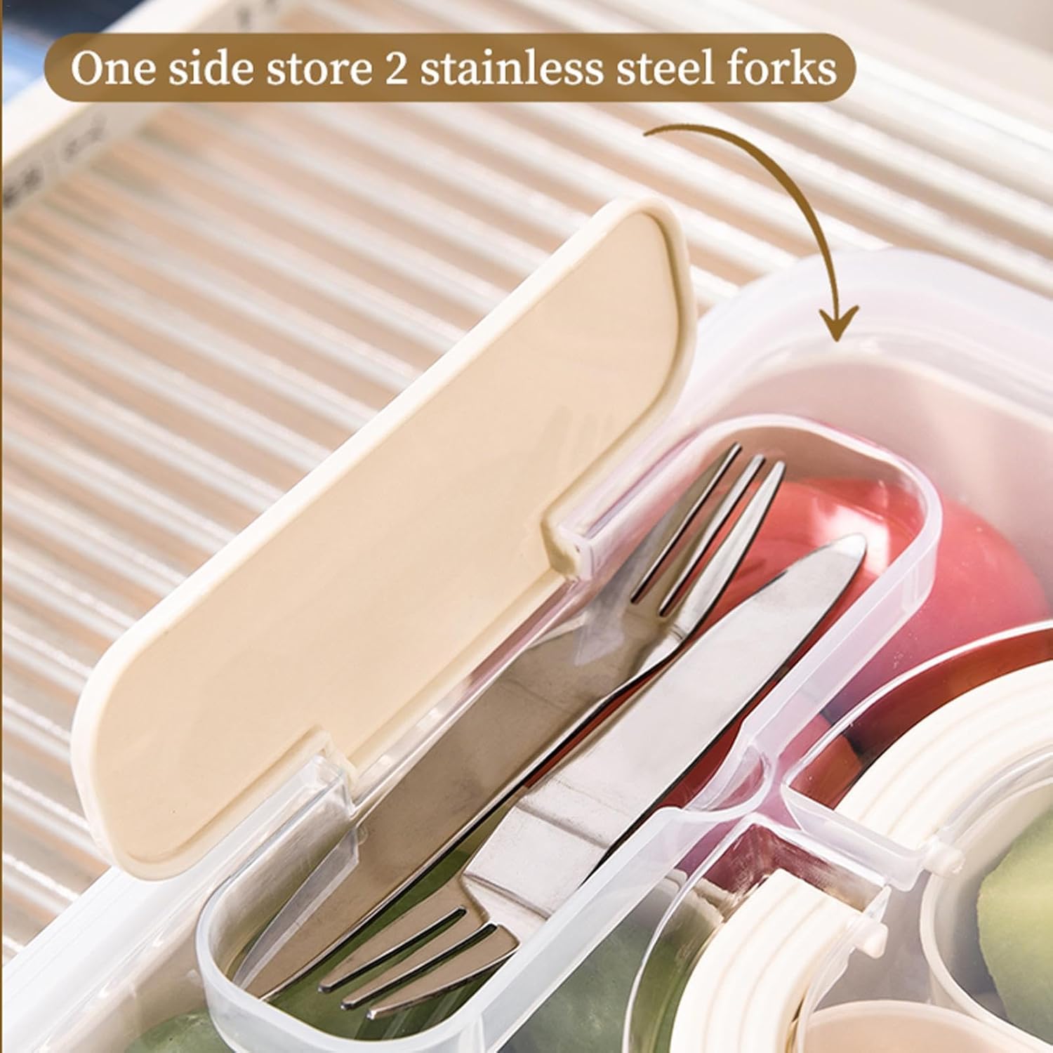 8-Grid Food Storage Containers