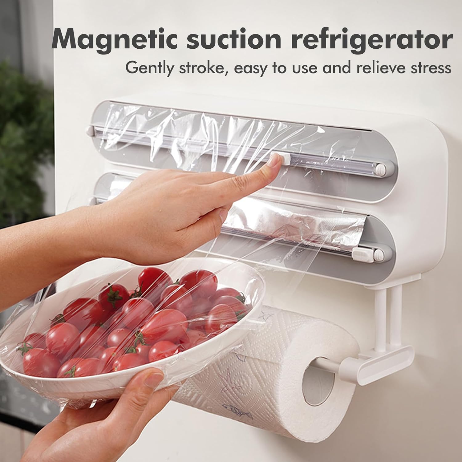 3 in 1 Multifunctional Cling Wrap Cutter