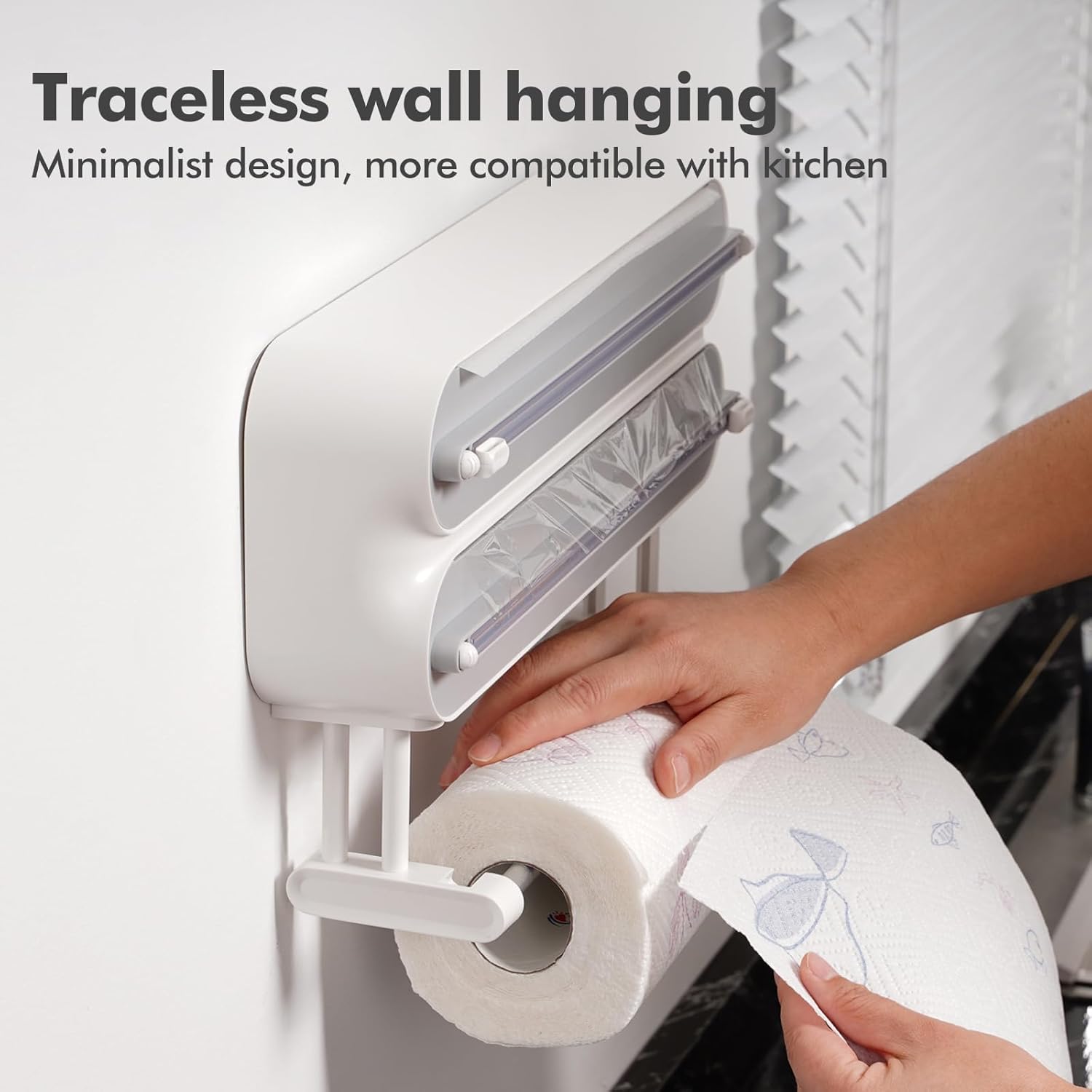 3 in 1 Multifunctional Cling Wrap Cutter