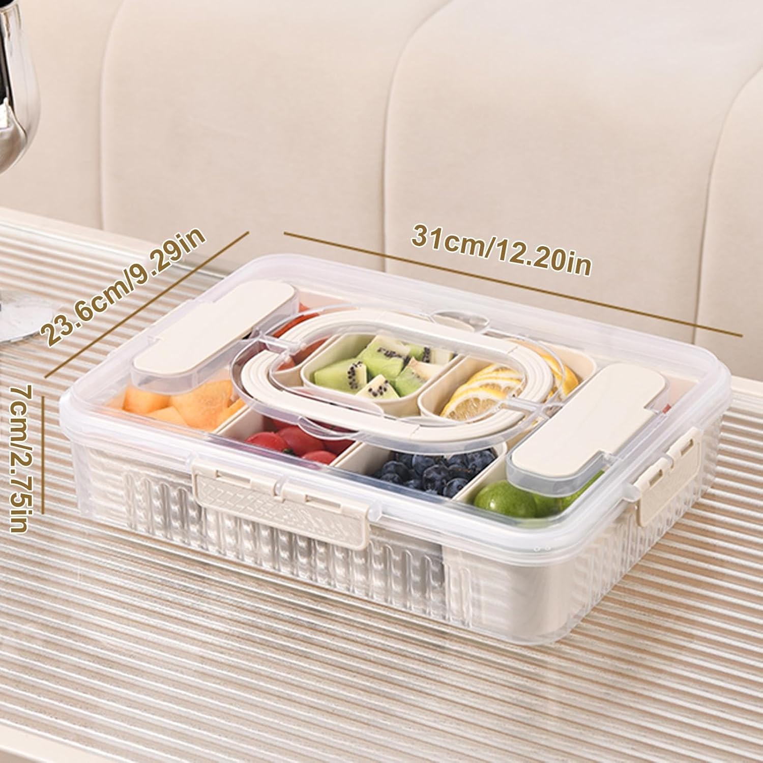 8-Grid Food Storage Containers