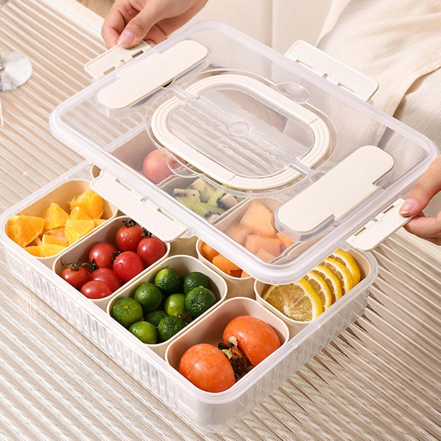 8-Grid Food Storage Containers