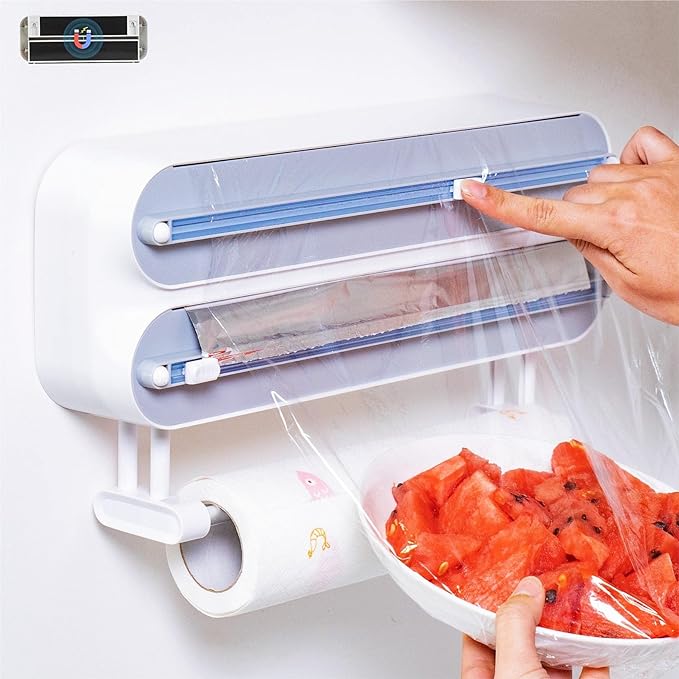 3 in 1 Multifunctional Cling Wrap Cutter