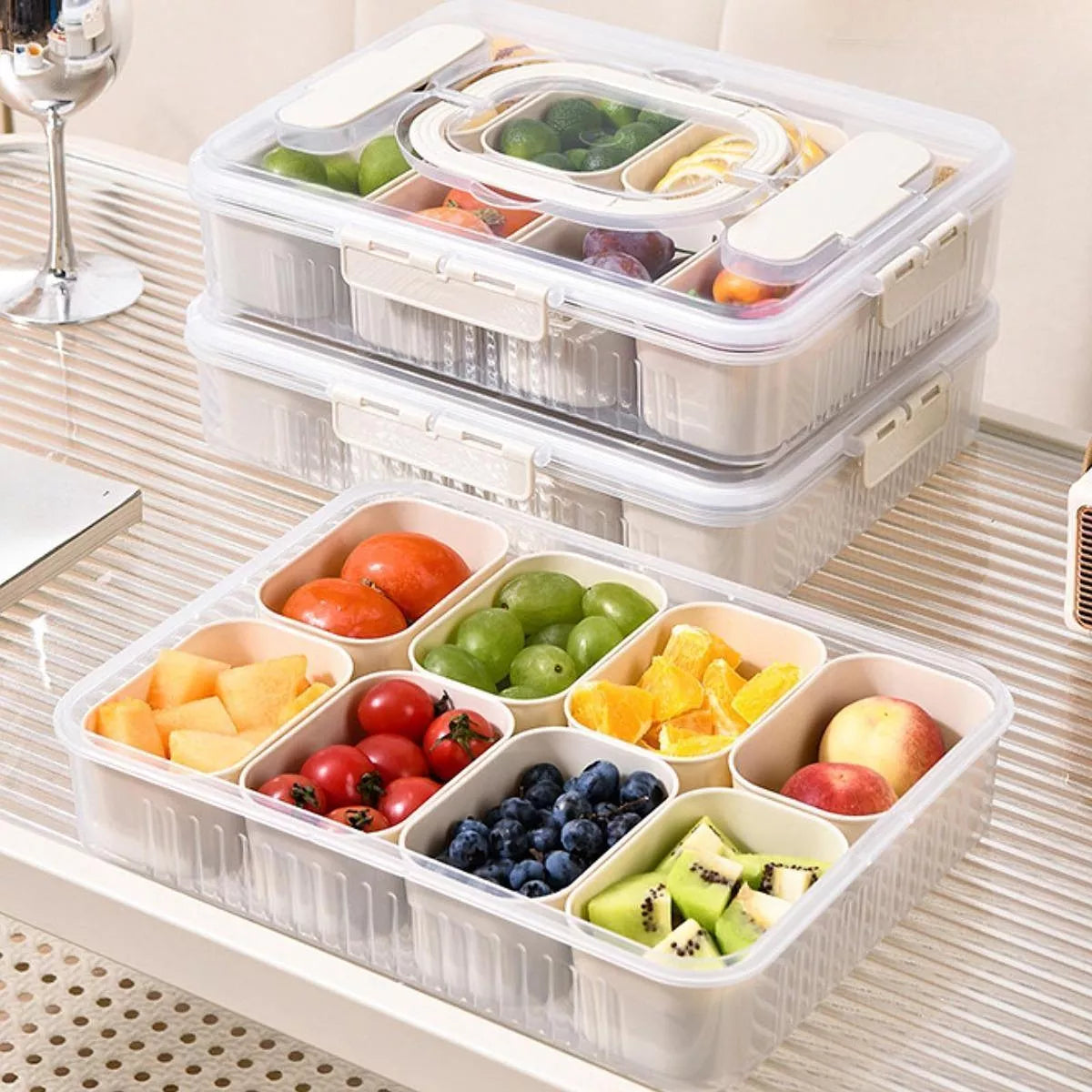 8-Grid Food Storage Containers