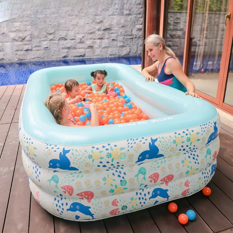Doctor Dolphin Kids Pool with Unicorn Sprinkler