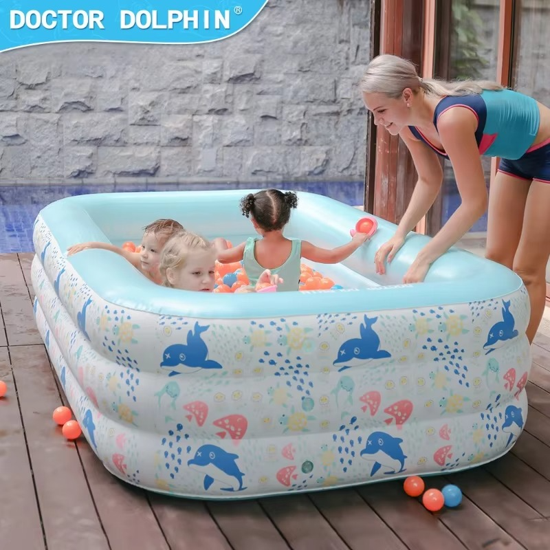 Doctor Dolphin Kids Pool with Unicorn Sprinkler