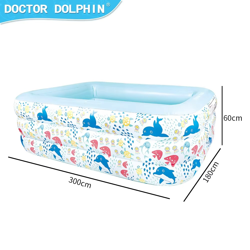 Doctor Dolphin Kids Pool with Unicorn Sprinkler