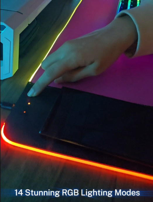 Kudo's Smart Wireless Charging RGB Desk Mat