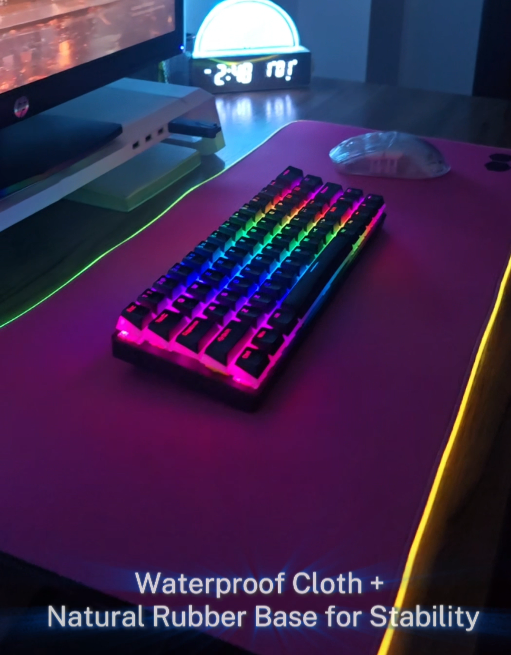 Kudo's Smart Wireless Charging RGB Desk Mat