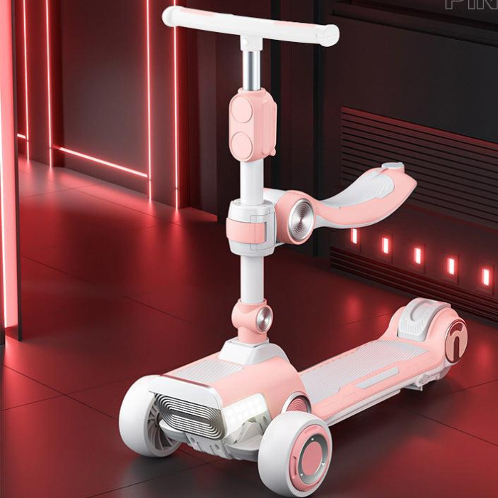 Kudo's 2-in-1 Kids Electric Scooty