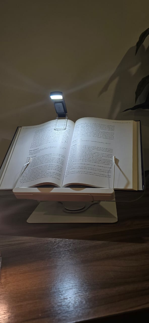 🔦 Kudo's Reading Light Pro – 9-Level Dual LED with Rechargeable Battery