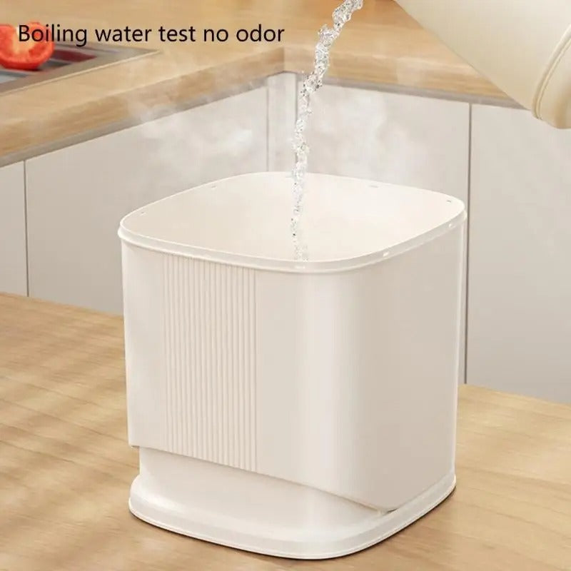 Moisture-Proof Rotatable Rice Bucket