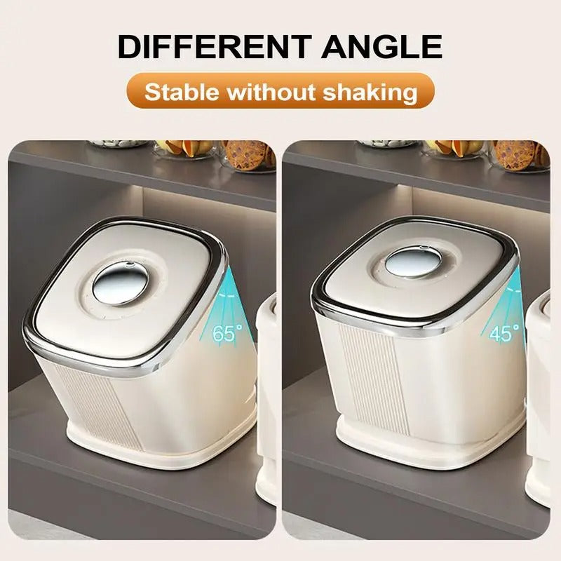 Moisture-Proof Rotatable Rice Bucket