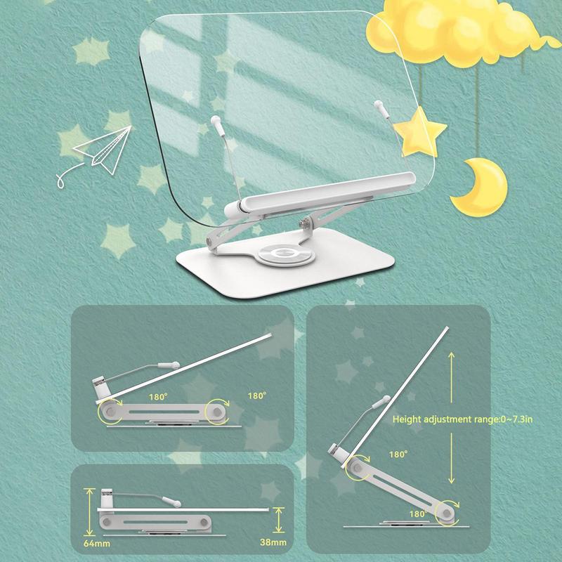 Transparent Book Reading Stand