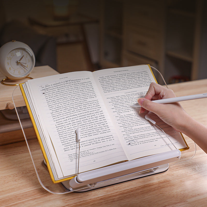 Transparent Book Reading Stand