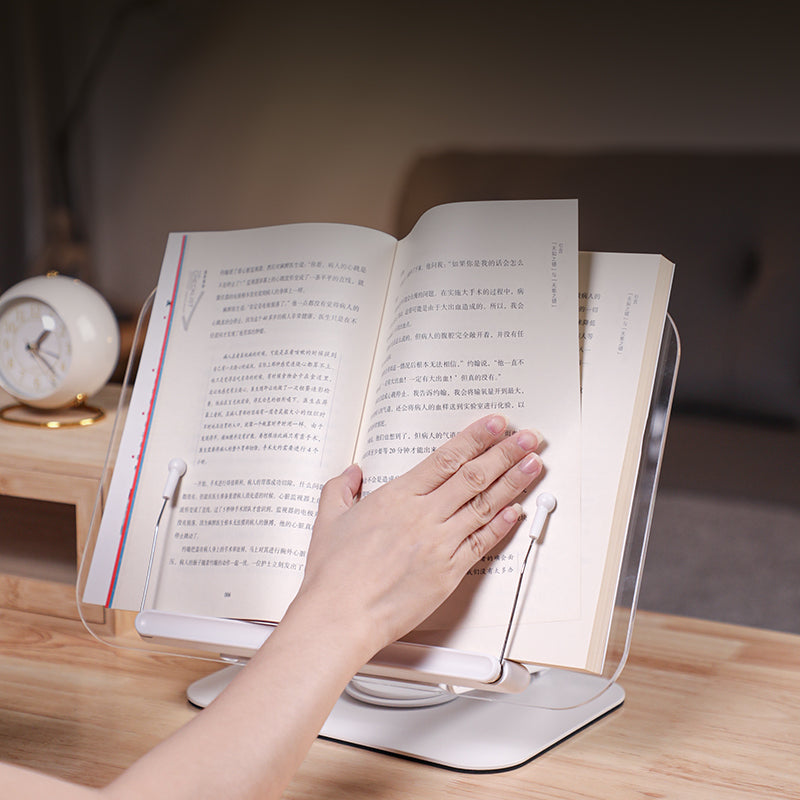 Transparent Book Reading Stand