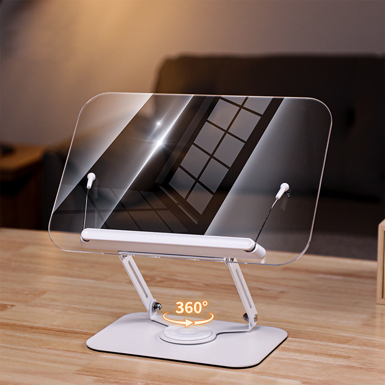 Transparent Book Reading Stand