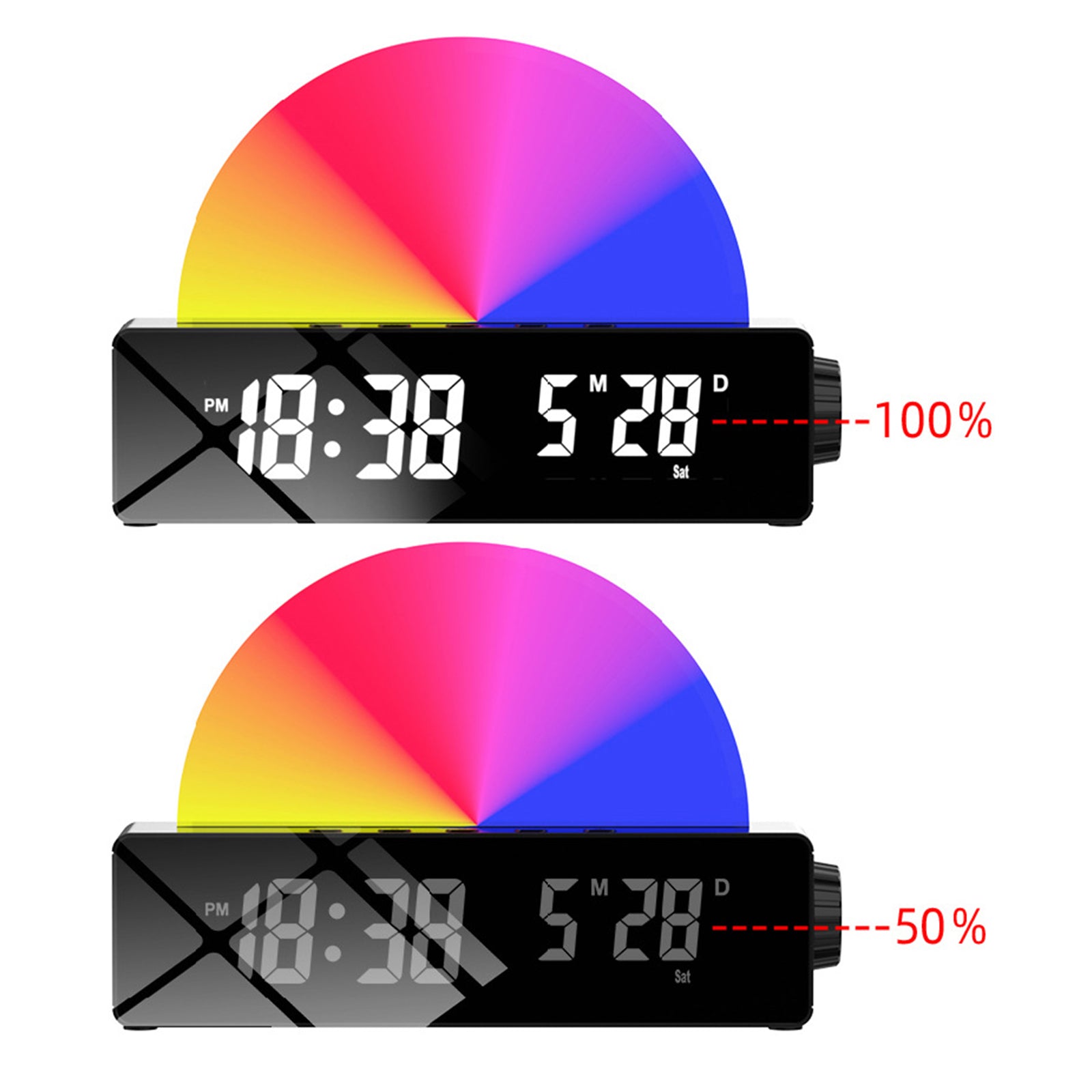 Digital LED Alarm Clock