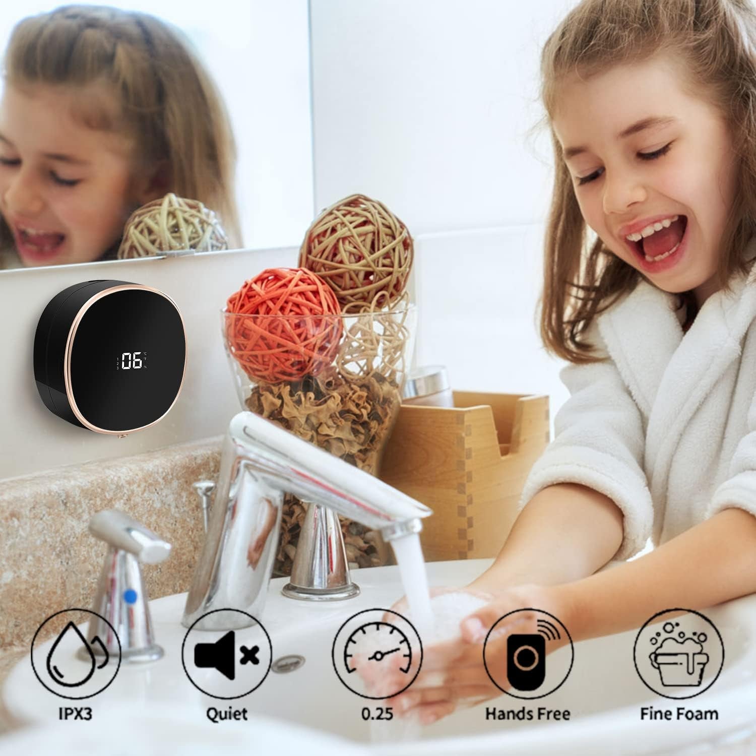 Wall-Mounted Automatic Sensor Soap Dispenser