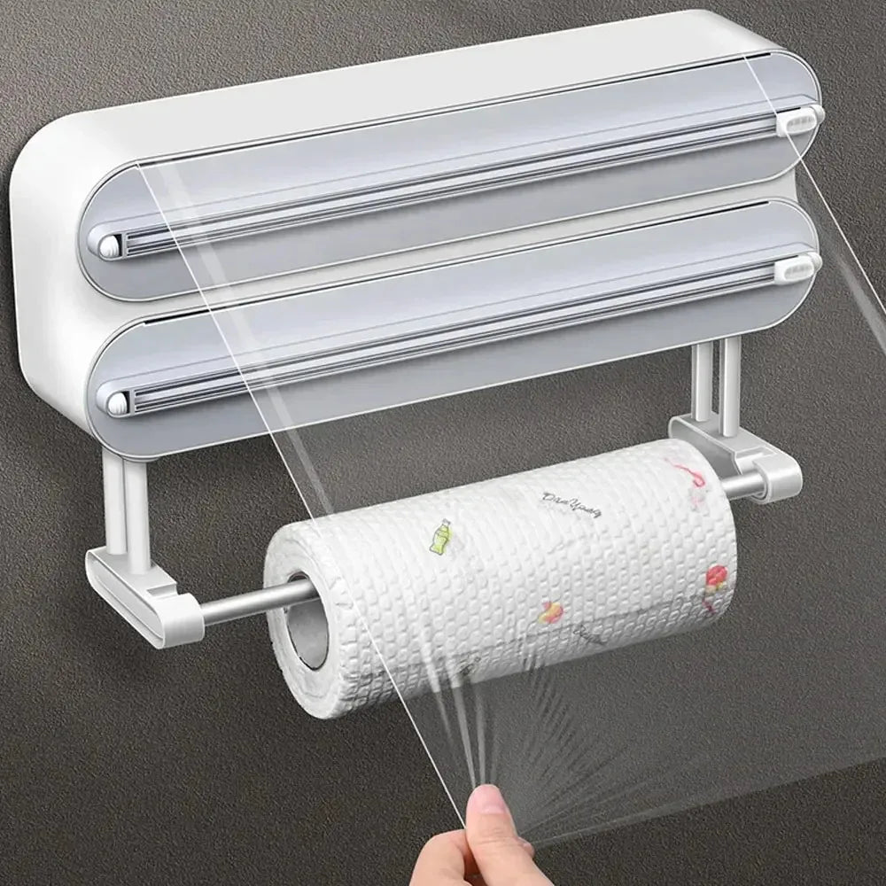 3 in 1 Multifunctional Cling Wrap Cutter