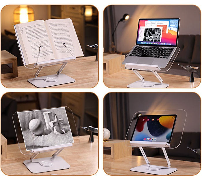 Transparent Book Reading Stand