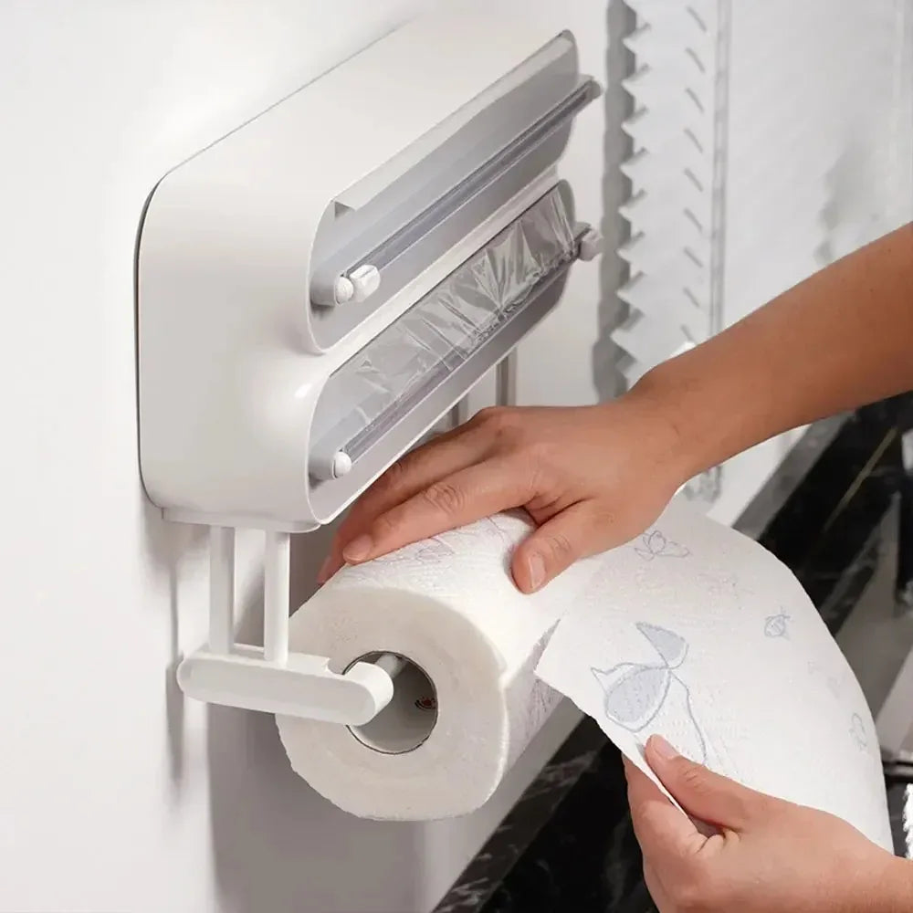 3 in 1 Multifunctional Cling Wrap Cutter