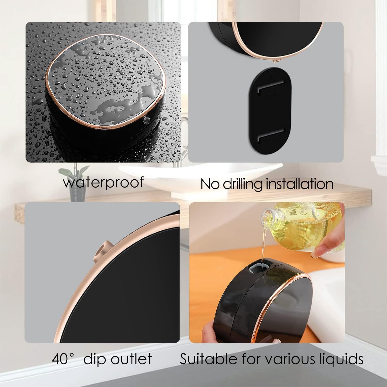 Wall-Mounted Automatic Sensor Soap Dispenser