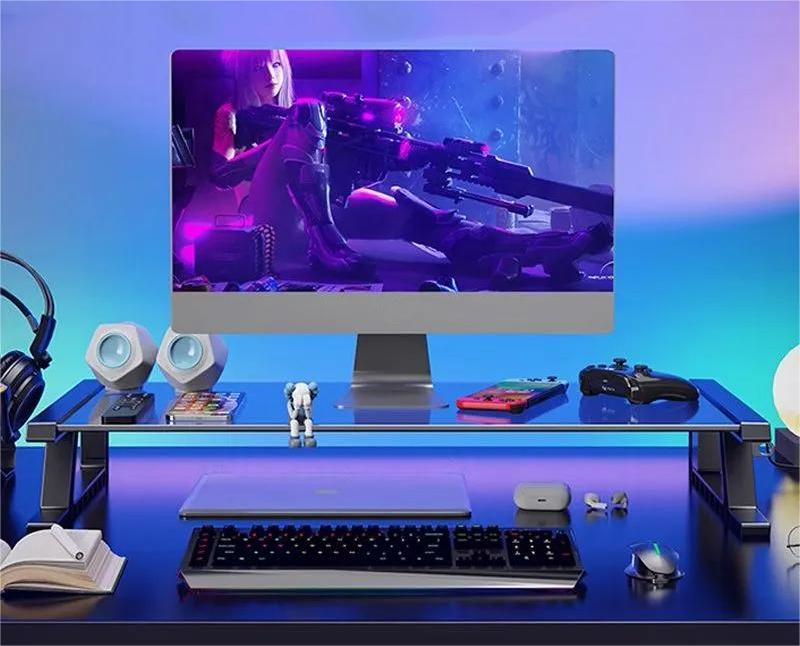 Glass Monitor Stand
