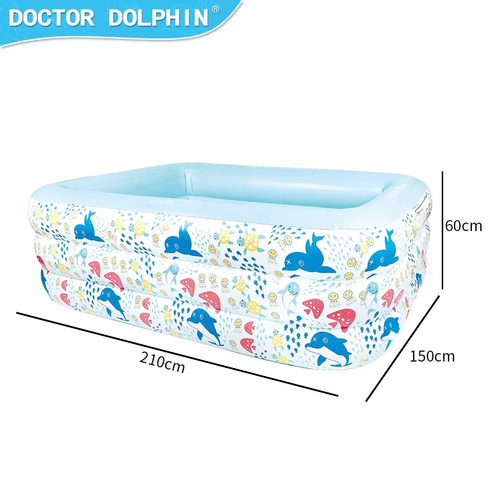 Doctor Dolphin Kids Pool with Unicorn Sprinkler
