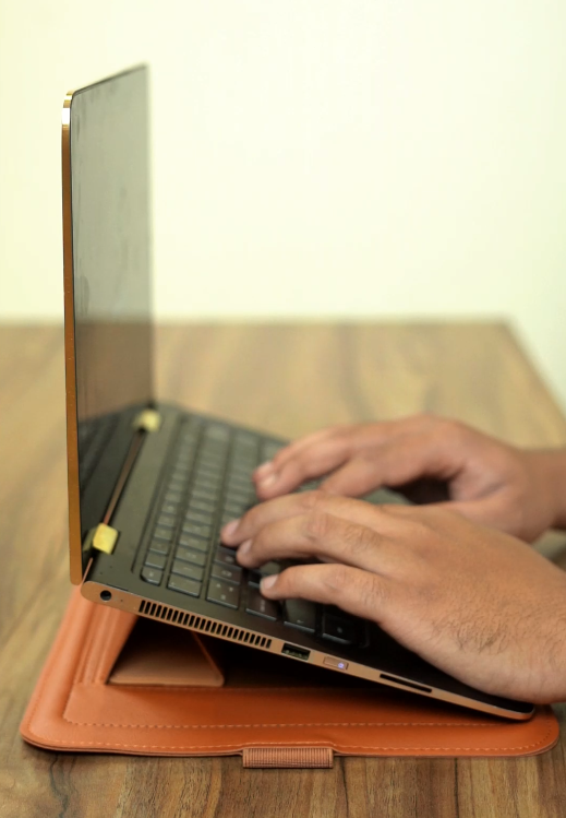 Kudo's Premium Multifunctional Laptop Sleeve (Heat Dissipation Stand & Mouse Pad)