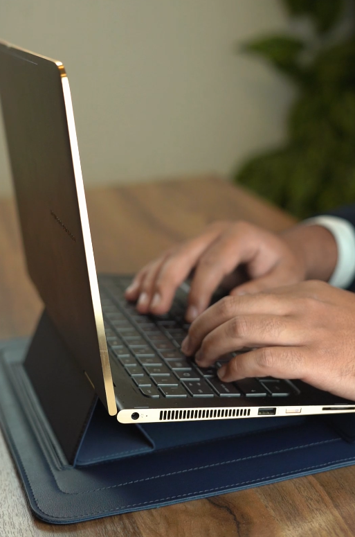 Kudo's Premium Multifunctional Laptop Sleeve (Hand Rest Support with Heat Dissipation Stand)