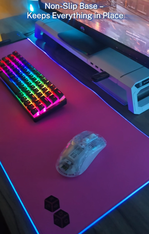 Kudo's Smart Wireless Charging RGB Desk Mat
