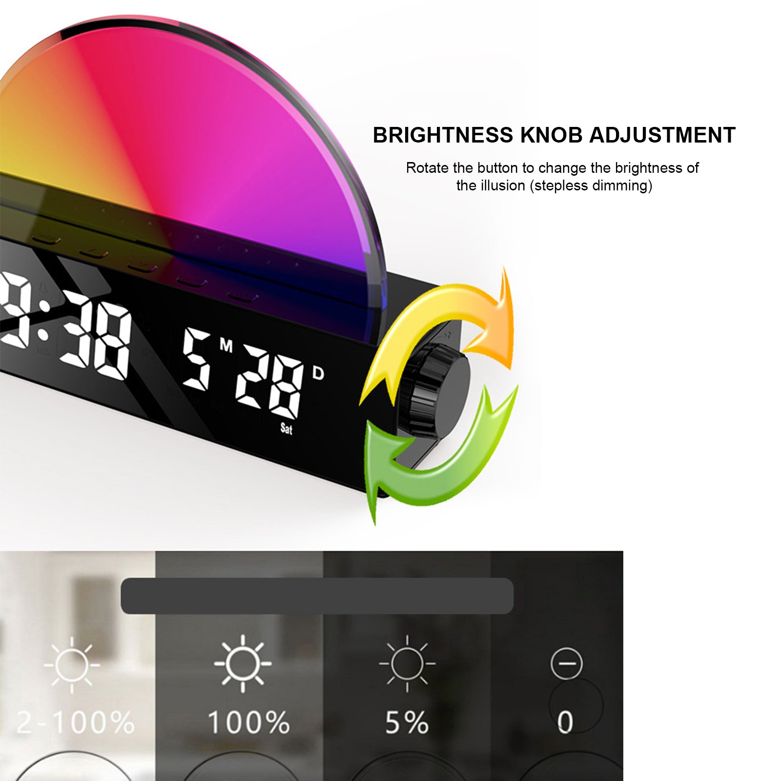 Digital LED Alarm Clock