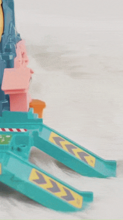 Dinosaur Winding Road Rail - Car Race Track Toy Set