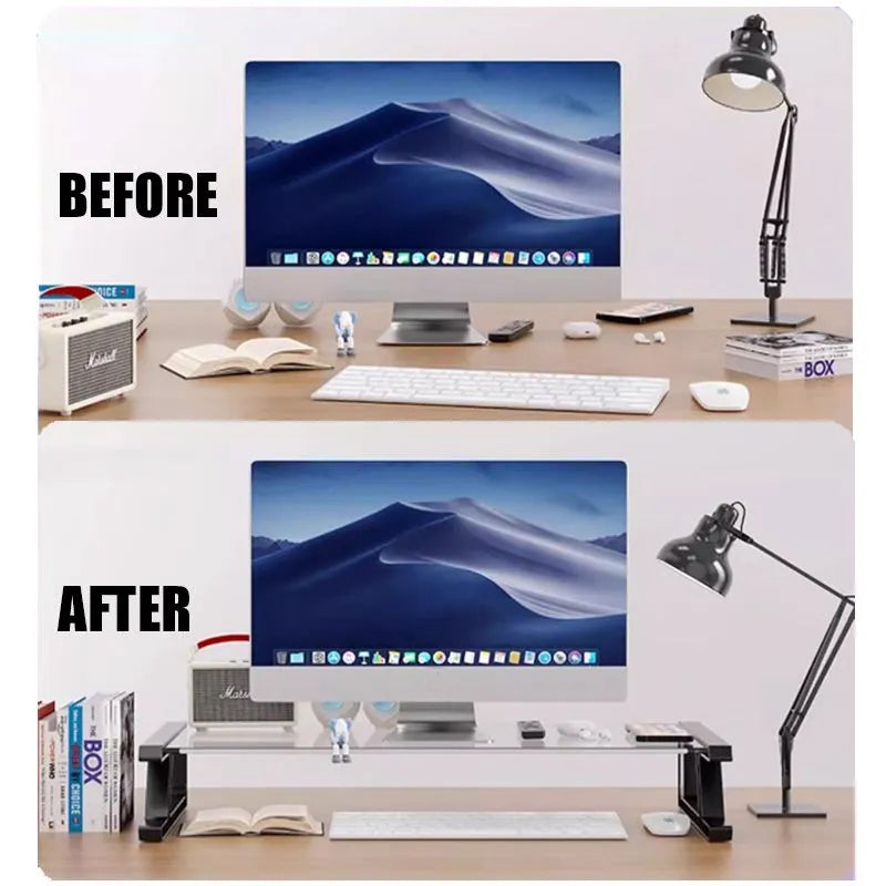 Glass Monitor Stand